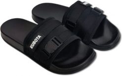 Kubota Klapki with buckle and Velcro - Rozmiar 42 - black. Czarne klapki i japonki męskie Kubota, bez wzorów. Za 65.00 zł.