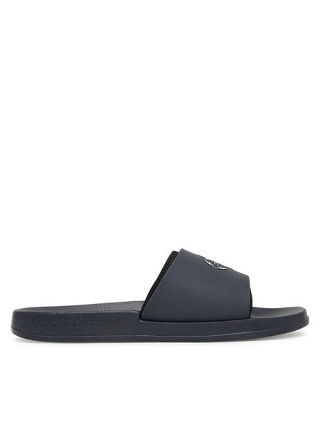 Calvin Klein Klapki Ess Slide Rubber Neoprene HM0HM02229 Granatowy. Niebieskie klapki i japonki męskie Calvin Klein, bez wzorów, z syntetyku. Za 209.99 zł.
