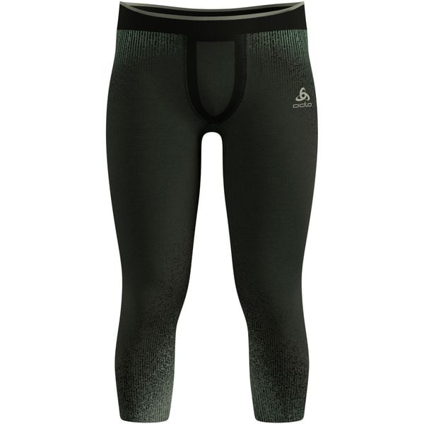 Spodnie Odlo BL BOTTOM 3/4 PERFORMANCE WARM BLACKCOMB. Zielone bielizna termoaktywna męska Odlo, m, bez wzorów, bez ramiączek, trekkingowe. Za 379.99 zł.
