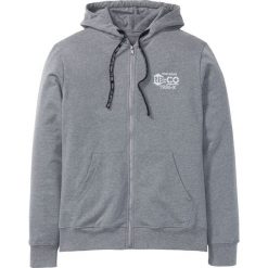 Bluza rozpinana z odblaskowymi elementami Slim Fit bonprix szary melanż. Bluzy rozpinane męskie marki bonprix. Za 89.99 zł.