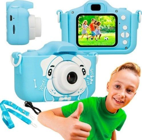Kamera cyfrowa ExtraLink EXTRALINK KIDS CAMERA H28 SINGLE BLUE. Niebieskie kamery cyfrowe ExtraLink. Za 84.72 zł.