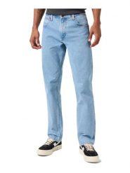 WRANGLER GREENSBORO MĘSKIE SPODNIE JEANSOWE JEANSY DŻINSY GOOD VIBES 112350651 W15Q016839. Jeansy męskie Wrangler, bez wzorów, z jeansu. Za 229.99 zł.