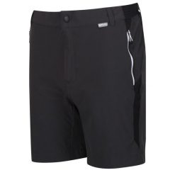 Spodenki Mountain Shorts II. Szare szorty sportowe męskie Regatta, bez wzorów, z elastanu, sportowe. W wyprzedaży za 189.99 zł.