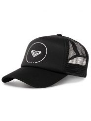 Roxy Czapka z daszkiem ERJHA03315 Czarny. Czarne czapki męskie Roxy, bez wzorów, z materiału. Za 89.99 zł.