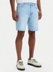 Tommy Hilfiger Szorty jeansowe Denton MW0MW42625 Niebieski Straight Fit. Niebieskie szorty męskie Tommy Hilfiger, bez wzorów, z bawełny. Za 369.99 zł.