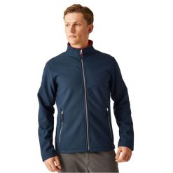 Męska Dwuwarstwowa Kurtka Soft Shell Ascender. Czerwone kurtki męskie Regatta, m, bez wzorów, sportowe, bez ramiączek, bez kaptura. Za 155.99 zł.