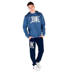 Męska zapinana na zamek bluza z kapturem Leone 1947 Apparel. Niebieskie bluzy z kapturem męskie LEONE 1947 APPAREL, l, bez wzorów, z tkaniny, z kapturem. W wyprzedaży za 154.80 zł.