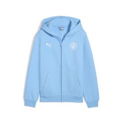 Młodzieżowa kurtka Manchester City FtblEssentials z kapturem PUMA. Biała kurtki męskie Puma, m, bez wzorów, z kapturem, do biegania. Za 259.00 zł.