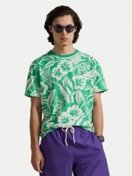 Polo Ralph Lauren T-Shirt 710B16614001 Zielony Regular Fit. Zielone koszulki polo męskie Polo Ralph Lauren, m, bez wzorów, z bawełny, bez kołnierzyka, bez ramiączek. Za 419.99 zł.