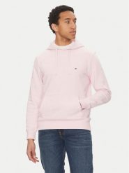Tommy Hilfiger Bluza Essential MW0MW37235 Różowy Regular Fit. Czerwone bluzy nierozpinane męskie Tommy Hilfiger, m, bez wzorów, z bawełny, bez ramiączek, bez kaptura. Za 309.99 zł.