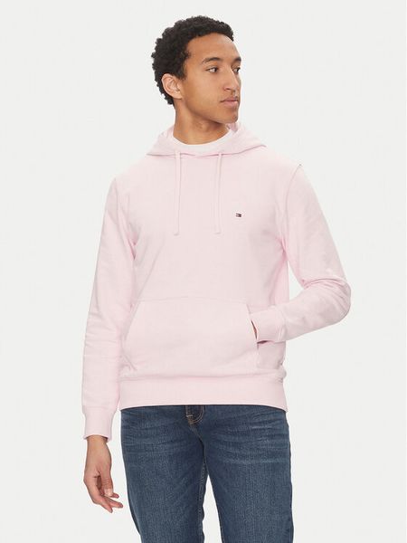 Tommy Hilfiger Bluza Essential MW0MW37235 Różowy Regular Fit. Czerwone bluzy nierozpinane męskie Tommy Hilfiger, m, bez wzorów, z bawełny, bez ramiączek, bez kaptura. Za 259.99 zł.
