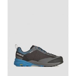 Buty trekkingowe męskie Dolomite Crodarossa Tech GTX. Zielone buty trekkingowe męskie Dolomite, bez wzorów, sportowe, bez obcasa, bez zapięcia. W wyprzedaży za 514.00 zł.