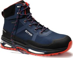 Buty trekkingowe męskie Sourcing Shoes ELTEN Bente XXE GTX Blue Mid ESD S3, blue 45. Niebieskie buty trekkingowe męskie Sourcing, bez wzorów, bez zapięcia. Za 699.21 zł.