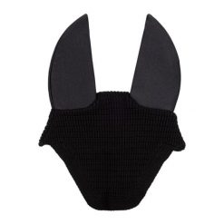 Czapka z muchą dla koni Equestro Silence. Czarne krawaty i muchy męskie EQUESTRO, bez wzorów, sportowe. Za 155.23 zł.