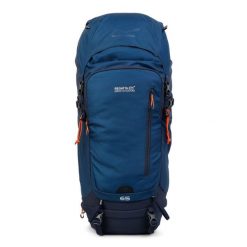 Plecak Turystyczny Highton V2 65L. Niebieskie plecaki męskie Regatta, bez wzorów. Za 382.99 zł.