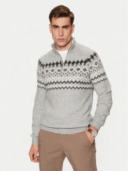 Guess Sweter M4PR59 Z3LQ0 Szary Regular Fit. Szare kardigany męskie Guess, m, z aplikacjami, z syntetyku, bez ramiączek. Za 309.99 zł.
