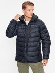 Columbia Kurtka puchowa Autumn Park™ Down Hooded Jacket Czarny Regular Fit. Czarne kurtki outdoor męskie Columbia, m, bez wzorów, z puchu, bez kaptura, outdoorowe. Za 939.99 zł.