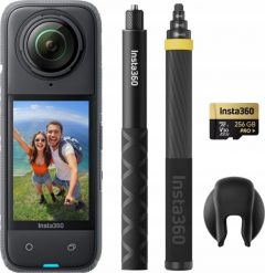 Kamera Insta360 X4 Selfie Stick czarna. Czarne kamery sportowe INSTA360. Za 3,799.00 zł.