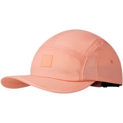 Czapka z daszkiem BUFF 5 PANEL GO CAP SOLID. Czerwone czapki męskie Buff, bez wzorów, sportowe. Za 145.92 zł.