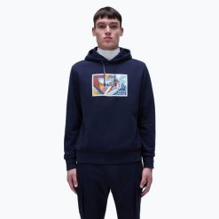 Bluza męska Napapijri B-Portalet Hooded. Czerwone bluzy nierozpinane męskie Napapijri, m, bez wzorów, casualowe, bez ramiączek, bez kaptura. Za 369.99 zł.