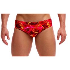 Kąpielówki męskie Funky Trunks Saucy Sonar - slipy. Czerwone kąpielówki męskie FUNKY TRUNKS, m, bez wzorów. Za 139.00 zł.
