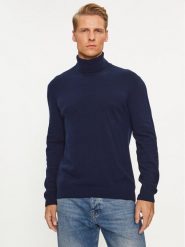United Colors Of Benetton Golf 1002U2180 Granatowy Regular Fit. Niebieskie kardigany męskie United Colors Of Benetton, l, bez wzorów, z wełny, bez ramiączek. Za 319.99 zł.