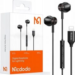 Słuchawki Mcdodo MCDODO SŁUCHAWKI PRZEWODOWE Z MIKROFONEM DOUSZNE LIGHTNING DO IPHONE 14 13. Słuchawki douszne Mcdodo. Za 60.04 zł.