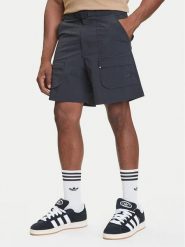 Adidas Szorty materiałowe Premium Essentials Utility Cargo JD2107 Czarny Loose Fit. Czarne szorty męskie ADIDAS, bez wzorów, z materiału. Za 249.99 zł.