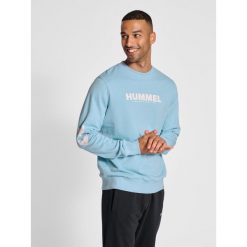 Bluza piłkarska dla dorosłych Hummel hml LEGACY. Niebieskie bluzy nierozpinane męskie HUMMEL, m, bez wzorów, sportowe, bez ramiączek, bez kaptura. Za 170.00 zł.