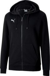 Puma Bluza męska Puma teamGOAL 23 Causals Hooded Jacked czarna 656708 03 S. Czarne bluzy nierozpinane męskie Puma, m, bez wzorów, bez ramiączek, bez kaptura. Za 200.88 zł.