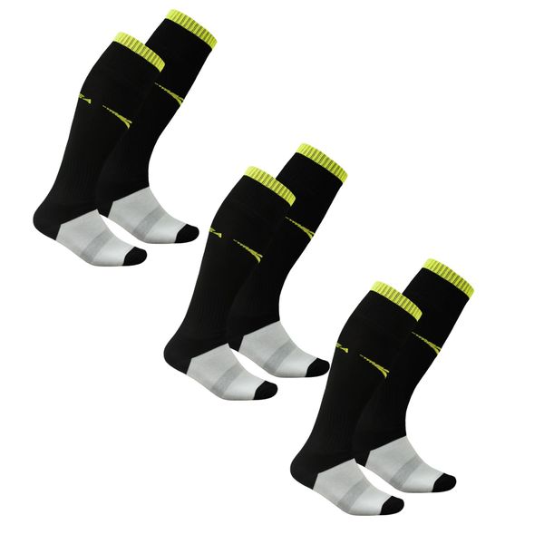 Getry piłkarskie C168 czarne 3 pary. Czarne legginsy męskie Legea, bez wzorów, długie, do piłki nożnej. W wyprzedaży za 76.50 zł.