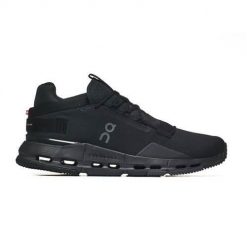 Buty do biegania męskie On Running Cloudnova 2. Czarne buty trekkingowe męskie On, bez wzorów, z materiału, sportowe, bez obcasa, bez zapięcia. Za 903.00 zł.