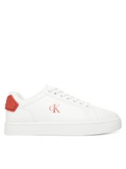Calvin Klein Jeans Sneakersy Classic Cupsole Ru Patch Lth YM0YM01297 Biały. Białe buty sportowe na co dzień męskie Calvin Klein Jeans, m, bez wzorów, z jeansu, bez ramiączek, bez kaptura. Za 329.99 zł.