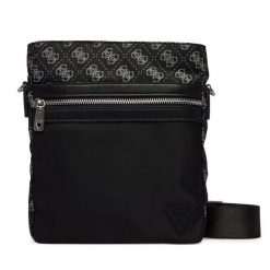 Saszetka Guess. Czarne saszetki męskie Guess, z aplikacjami, małe. Za 329.99 zł.