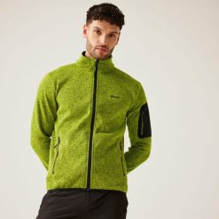 Męski polar Newhill z zamkiem błyskawicznym. Zielone bluzy z polaru męskie Regatta, m, bez wzorów, z dzianiny, sportowe, bez ramiączek, bez kaptura. Za 89.99 zł.