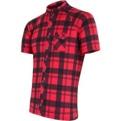 Sensor Koszulka Rowerowa Square Red M. T-shirty sportowe męskie marki Sensor. Za 179.00 zł.