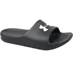 Klapki na basen męskie Under Armour Core Pth Sl. Czarne klapki i japonki męskie Under Armour, bez wzorów. Za 99.00 zł.