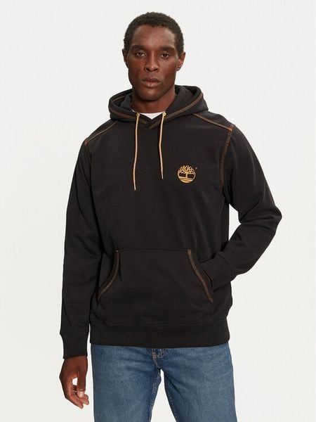 Timberland Bluza TB0A6VEA0011 Czarny Regular Fit. Czarne bluzy nierozpinane męskie Timberland, m, bez wzorów, z bawełny, bez ramiączek, bez kaptura. Za 379.99 zł.