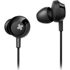 Słuchawki dokanałowe PHILIPS SHE4305BK Czarny. Czarne słuchawki douszne PHILIPS. Za 79.99 zł.