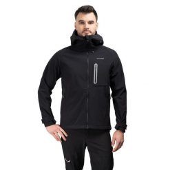 Kurtka Softshell męska Naturehike CYY2441FS071 czarna m. Białe kurtki męskie NATUREHIKE, m, bez wzorów, z softshellu, sportowe, bez ramiączek, bez kaptura. Za 357.49 zł.