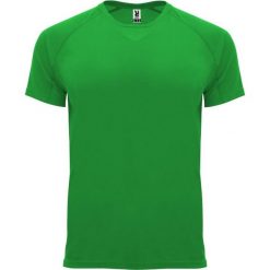 Męska Koszulka Sportowa Z Krótkim Rękawem Bahrain. Zielone t-shirty sportowe męskie ROLY, m, bez wzorów, sportowe, bez ramiączek. Za 25.99 zł.