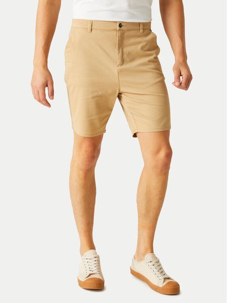 Regatta Szorty materiałowe Sabden RMJ304 Beżowy Slim Fit. Brązowe szorty męskie Regatta, bez wzorów, z bawełny. Za 299.99 zł.