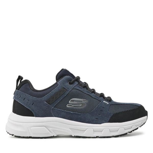 Trekkingi Skechers. Niebieskie buty trekkingowe męskie Skechers, bez wzorów, bez zapięcia, trekkingowe. Za 294.99 zł.