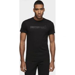 T-shirt męski TSM002 - głęboka czerń. T-shirty męskie 4f. W wyprzedaży za 44.99 zł.