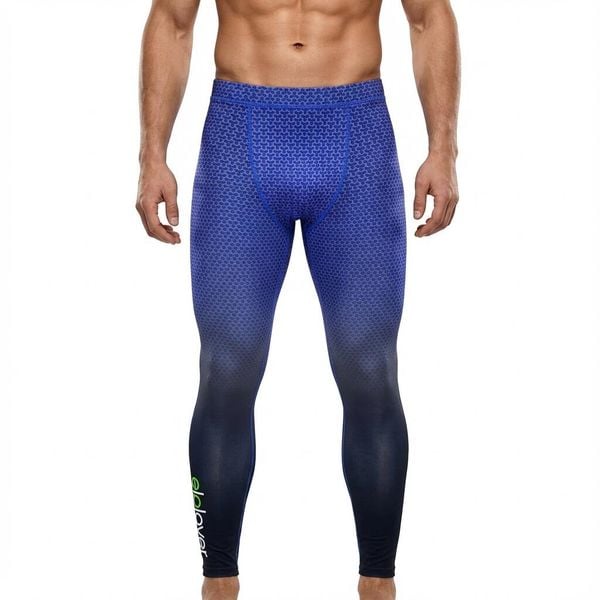 Legginsy treningowe PIRAMID męskie. Niebieskie buty treningowe męskie ELPLAYER, m, bez wzorów, na fitness i siłownię. W wyprzedaży za 84.00 zł.