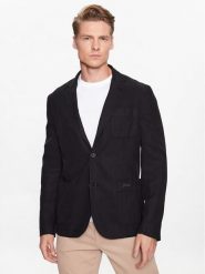 Guess Marynarka Tyron M3GN09 WES00 Czarny Regular Fit. Czarne marynarki męskie Guess, l, z aplikacjami, z lyocellu. Za 539.99 zł.