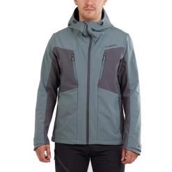 Kurtka softshell męska Fundango Rauris Softshell. Szare kurtki softshell męskie Fundango, m, bez wzorów, z softshellu, bez kaptura, trekkingowe. Za 519.90 zł.