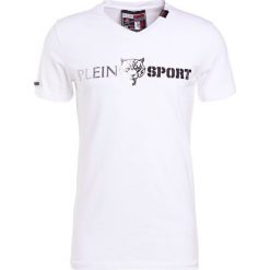 Plein Sport Tshirt z nadrukiem white. T-shirty męskie marki Plein Sport. W wyprzedaży za 401.40 zł.