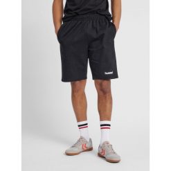 Spodenki sportowe męskie Hummel Go Cotton Bermuda Shorts. Czarne szorty sportowe męskie HUMMEL, bez wzorów, sportowe. Za 118.00 zł.