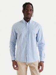 BOSS Koszula H-Liam 50562048 Błękitny Regular Fit. Niebieskie koszule męskie Boss, m, bez wzorów, z bawełny, bez kołnierzyka, bez ramiączek. Za 629.99 zł.